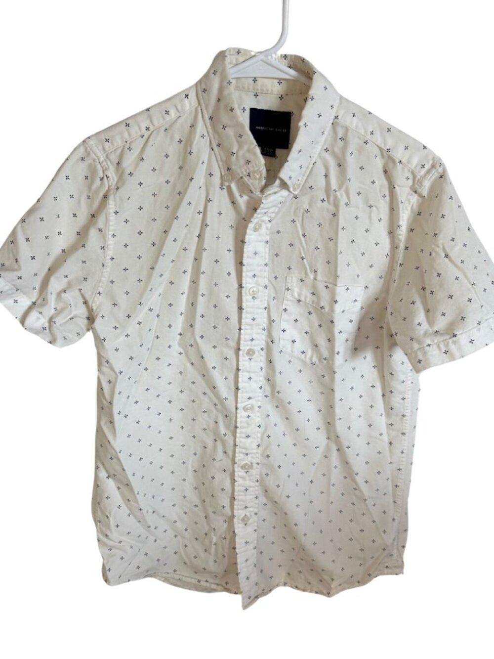 American Eagle Short Sleeve Button Down (Size Small)